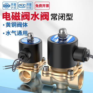 วาล์วโซลินอยด์ทองแดง 2W025-08 วาล์วน้ำ/อากาศ 2W ขนาด 4/8/6/1 นิ้ว สวิตช์ 220V/24V/12V แบบปิดปกติ ควบคุมแก๊ส - Product Image 3