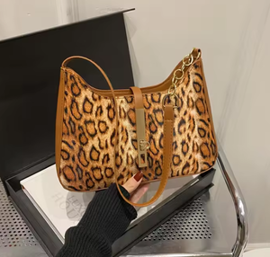 Sac de voyage de golf de luxe neuf en gros pour femmes, sac à main à bandoulière diagonale tendance imprimé léopard - Product Image 2