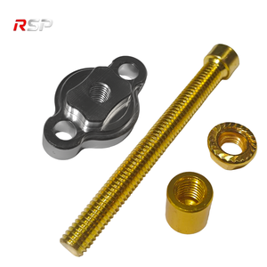 Kit <span class=keywords><strong>de</strong></span> Placa Ajustadora <span class=keywords><strong>de</strong></span> Tensor <span class=keywords><strong>de</strong></span> <span class=keywords><strong>Cadena</strong></span> Trasero <span class=keywords><strong>de</strong></span> Repuesto RSP <span class=keywords><strong>de</strong></span> Aleación <span class=keywords><strong>de</strong></span> Aluminio CNC para Motocicleta <span class=keywords><strong>con</strong></span> Opciones <span class=keywords><strong>de</strong></span> Rosca Amarillo Negro Plata - Product Image 3