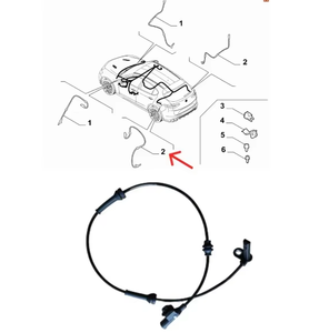 Bestseller Sensore di Velocità Ruota Posteriore ABS Nero Durevole, Ricambio per <span class=keywords><strong>Alfa</strong></span> Romeo <span class=keywords><strong>Stelvio</strong></span> 50552450 50555506 50540958 - Product Image 4