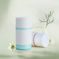 50G 75G personnalisé vide biodégradable paille de blé PP torsion déodorant bâton conteneur tube rond emballage