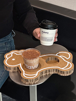 Sous-verre en papier alvéolé pour porte-gobelet, impression sérigraphique blanche, design personnalisé recyclable, boîte promotionnelle pour porte-gobelet