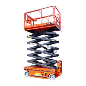 Plataforma Elevadora Hidráulica Autopropulsada, Plataforma Elevadora de Tijera Completa, Plataforma Elevadora Móvil de 14 Metros - Product Image 5