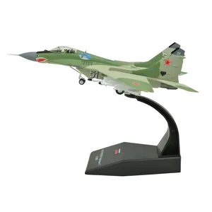 1:100 MiG-29 Fighter Attack Metal Plane Model,Russian Air Force 1991 Military Airplane Model Aircraft Mode Diecast Plane OEM