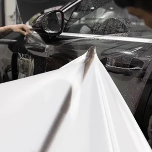 Aishide Venda Quente 6.5mil Auto Filme Invisível-Arranhões 1.52*15m Filme Transparente Brilhante TPH PPF Filme de Proteção de Pintura