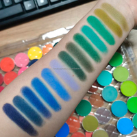 Personnalisé Votre Propre Logo Pigmenté Petit quantité minimale de commande Marque Privée 9 Couleur DIY Ombre À Paupières Palette De Fard À Paupières