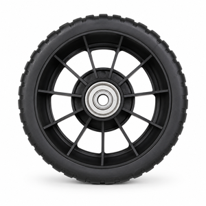 Roue de chantier robuste de 8 pouces de qualité professionnelle, roulement en acier, moyeu en PP, alésage de 12 mm pour <span class=keywords><strong>chariot</strong></span> à béton, <span class=keywords><strong>chariot</strong></span> à échafaudage, <span class=keywords><strong>chariot</strong></span> de démolition - Product Image 2