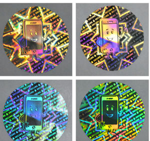 Etiqueta Holográfica Personalizada Anti-Falsificação com Tinta <span class=keywords><strong>UV</strong></span> para Produtos de Luxo Marca Privada - Product Image 2