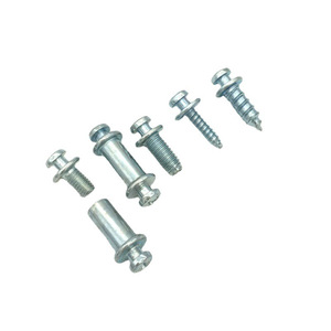 Tornillos ocultos de aleación de zinc con rosca 13 15 25, para montaje en pared, desmontables, para armarios y roperos - Product Image 3