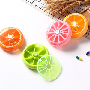 Weekly Pill Organizer 7 Compartments Daily Pill Box Travel Small Pill Container Portable Fish Oil Supplements Vitamins