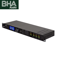 Processeur audio DSP BHA 2 entrées 6 sorties, système de gestion de haut-parleurs en rack, crossover intégré, égaliseur, limiteur pour sonorisation de concert