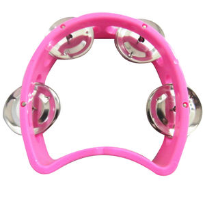 DF101ดนตรีเด็กพลาสติกกลองโลโก้พิมพ์มินิสีชมพูกลองสำหรับของเล่นเด็กสำหรับการเล่น - Product Image 2