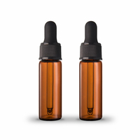 Flacon compte-gouttes de luxe en verre, 5ml, 10ml, 15ml, pour parfum, huile essentielle, vente en gros