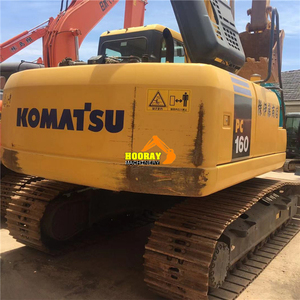 Excavadora de cadenas Komatsu PC160 usada de 16 toneladas, modelo 2018, cucharón de 0.8m, motor diésel de 82.4KW, componentes Komatsu, 0-2000 horas de uso. - Product Image 1
