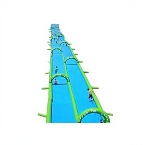 สไลเดอร์น้ำเป่าลมขนาดใหญ่ทำจากพีวีซีสำหรับใช้งานเชิงพาณิชย์กลางแจ้ง - Product Image 1