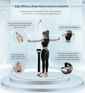 Mesin Penganalisis Tubuh Bmi Terbaik Timbangan Komposisi Lemak Tubuh Portabel dengan Tinggi Badan