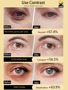 Masque pour les yeux raffermissant au caviar et au collagène, masque hydratant pour les yeux, <span class=keywords><strong>anti</strong></span>-âge, <span class=keywords><strong>anti</strong></span>-poches, éliminateur de cernes, pour tous types de peaux - Product Image 6