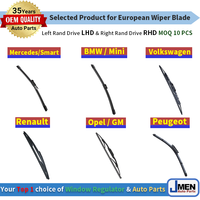 Jmen – lame d'essuie-glace Standard hybride pour Mercedes Benz classe E W123 W124 W210 W211, accessoires automobiles, pièces de bras d'étanchéité