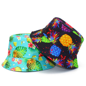 Cappello da Pescatore Personalizzato <span class=keywords><strong>Patagonia</strong></span> con Stampa Ananas su Entrambi i Lati, Alta Qualità, per Uomo e <span class=keywords><strong>Donna</strong></span>, Vendita all'Ingrosso - Product Image 1