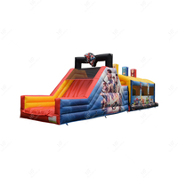 Personnalisé Populaire Avenger-film Thème Conception Gonflable Combo Obstacle Course