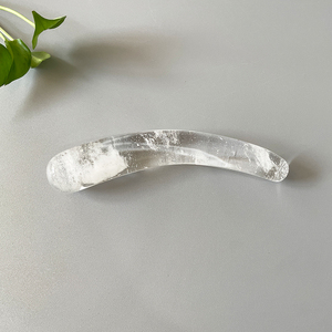 Baguette de Massage en cristal de Quartz clair baguette pelvienne Gua Sha pour adultes cristaux et pierres de guérison baguettes de Massage pour adultes cadeau - Product Image 6