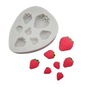 Strawberry Fondant Silicone Mold 8.8cm Flexible Cake Decorating Mold For Baking And Pastry Tools - Product Image 4