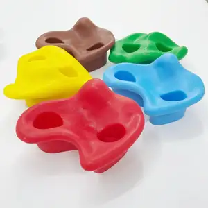 Многоцветный уличный PP материал детские скалолазные камни для игровой площадки