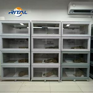 最畅销的蛇展示柜爬行动物喂养罐PVC爬行动物围栏蛇蜥蜴 - Product Image 1