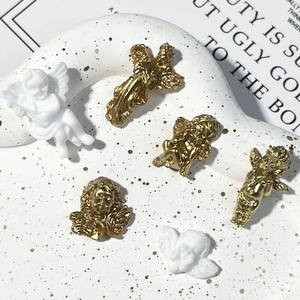 20 pz/borsa Decorazioni Unghie Barocche in Rilievo, Gioielli 3D in Resina con Perle Bianche, Charms Unghie Angelo Cupido - Product Image 4