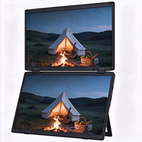 Moniteur portable double le plus populaire 2026, 15,6 pouces, 1080P IPS FHD LCD, ultra-fin, extension d'écran triple pour ordinateur portable, sans pilote requis