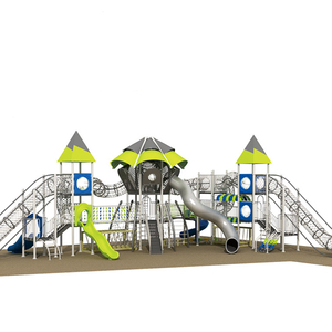 Strutture di arrampicata in legno con tunnel di rete e travi di equilibrio per <span class=keywords><strong>il</strong></span> gioco di avventura. - Product Image 2