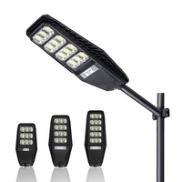 Lampe solaire de rue tout-en-un intégrée à haut lumen IP66 1000W 2000W 3000W LED avec télécommande et alimentation CC