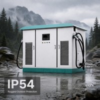 Station de recharge mobile tout-en-un pour zones de services routiers, stations de bus, secours d'urgence et recharge rapide de véhicules électriques