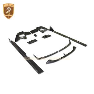 Kit carrosserie en fibre de carbone Style RZ pour <span class=keywords><strong>Ferrari</strong></span> <span class=keywords><strong>F12</strong></span> jupes latérales avant diffuseur arrière aileron arrière <span class=keywords><strong>prix</strong></span> d'usine pièces de carrosserie automobile - Product Image 2