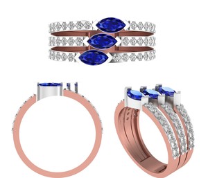 Factory Outlet Precio al por mayor Anillos de diamantes de forma redonda ovalada para mujeres Joyería fina Anillo de diamantes hecho en laboratorio - Product Image 3