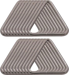 Metal Triangle Ring Buckle Connectors Round Edge Webbing Bag Clasp <b>Handbag</b> Strap Making Hardware - Product Image 1