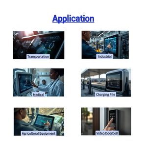 Ukuran kustom 12.1,13.3,14,15,156 inci Lcd kapasitif layar sentuh modul rumah pintar industri pengisian tumpukan luar ruangan/dalam ruangan - Product Image 6