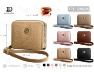 Women's Single Pull <b>Wallet</b> <b>Small</b> Size Zipper Closure Minimalist Style Daily Use - Product Image 1