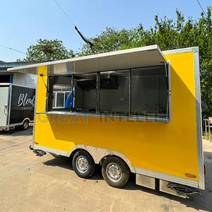 Grand Chariot de Restauration Mobile Intelligent USA avec Roues, pour Glaces, BBQ et Snacks, Idéal pour la Vente en Extérieur - Product Image 5