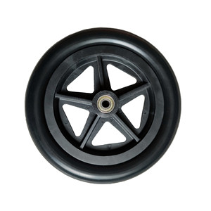 Cheng Jin Vehicles 8 Inch PU Foam Wheel Ball Bearing Solid Wear Resistant <b>For</b> Wheelchair <b>Tool</b> <b>Cart</b> Handcart Accessories - Product Image 1