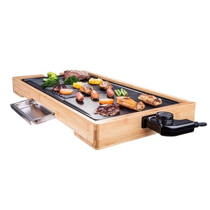 <span class=keywords><strong>Plancha</strong></span> électrique polyvalente avec plaques plates et rainurées en aluminium moulé antiadhésif 2200W <span class=keywords><strong>pour</strong></span> griller et faire saisir les aliments - Product Image 2