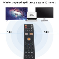 Nuevo mando a distancia de repuesto IZZI TV Android con control de voz de Google y botón Netflix