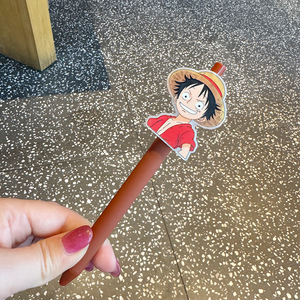 Personalized Creative Cartoon <b>Cool</b> Cute Anime Metal Ballpoint <b>Pens</b> High-Endurance Adorable Student Use Neutral Studying - Product Image 4