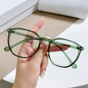 Bingkai Poligon 2022 Kacamata Desain Kacamata Wanita Grosir Bingkai Optik Miopia Cahaya Biru Anti Selebriti Kacamata Pria
