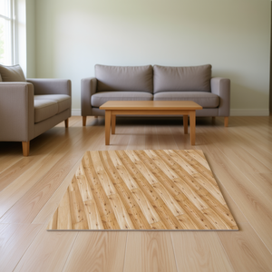 Suelo autoadhesivo EVA con textura de madera, 10 piezas, diseño rústico duradero para paredes y suelos, instalación rápida, renovación de sala de estar - Product Image 2