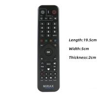 Nuevo reemplazo Amiko Mira X 1000 BT/IR Control remoto para Amiko HiS-1100 HiS-2000 HiS-Mira X1100 Set Top Box