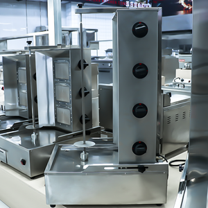 Máquina Automática para <span class=keywords><strong>Doner</strong></span> <span class=keywords><strong>Kebab</strong></span> y Shawarma HELAXEN de Acero Inoxidable, <span class=keywords><strong>El</strong></span>éctrica, Duradera, de Uso Comercial, con Temperatura Precisa - Product Image 2