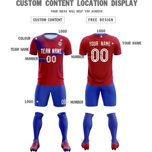 Custom Soccer Jersey Set Personalized <b>Name</b> Number V-Neck Sublimated Moisture Wicking Uniform for Men Youth Boys - Product Image 3