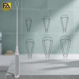 Cureta Uterina SIMS Fig.1 X=7mm, Afilada, Maleable, de Alta Calidad, Personalizada, Instrumentos Quirúrgicos de Última Tendencia - Product Image 3