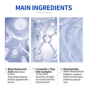 Custom <strong>Hydrate</strong> Revitalize Set Blue Hyaluronic Acid Firming Barrier Repair Niacinamide Brightening Berry Fruit Care Skin Care - Product Image 3